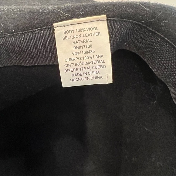 FLOPPY Felt Black Hat - Picture 8 of 10